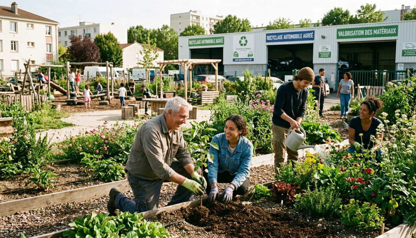 Impact social de l'élimination professionnelle des véhicules hors d'usage